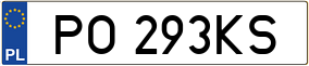 Truck License Plate